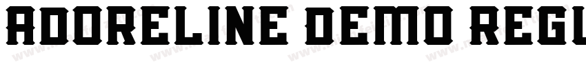 Adoreline Demo Regul字体转换